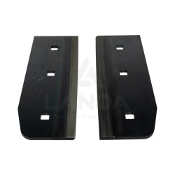 JEU DE 2 PALES DE SOUFFLERIE LISSES GAUCHES