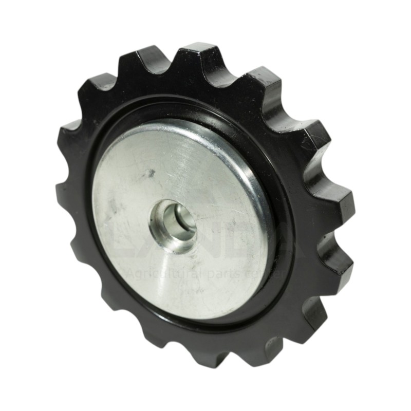 PIGNON TENDEUR COMPLET ACIER 15 DENTS (bagues et roulements inclus)