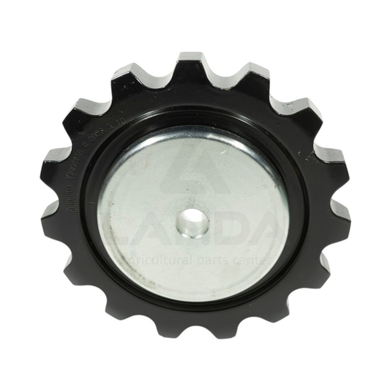 PIGNON TENDEUR COMPLET ACIER 15 DENTS (bagues et roulements inclus)