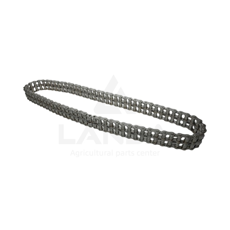 CHAINE DOUBLE A ROULEAUX 16B-2 (78 maillons - Attache rapide incluse)