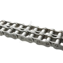 CHAINE DOUBLE A ROULEAUX 16B-2 (78 maillons - Attache rapide incluse)