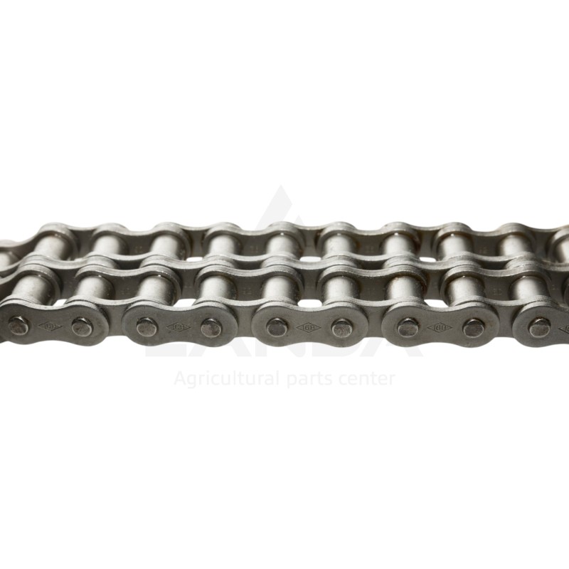 CHAINE DOUBLE A ROULEAUX 16B-2 (78 maillons - Attache rapide incluse)