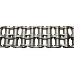 CHAINE DOUBLE A ROULEAUX 16B-2 (78 maillons - Attache rapide incluse)