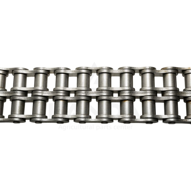 CHAINE DOUBLE A ROULEAUX 16B-2 (78 maillons - Attache rapide incluse)