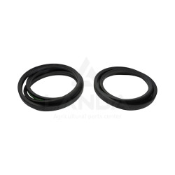 SET OF 2 SMOOTH V-BELTS