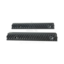 JEU DE 2 BATTES LATÉRALE GAUCHE (323mm-STRIES DROITES)