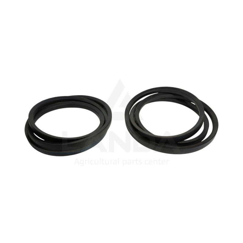 SET OF 2 SMOOTH V-BELTS