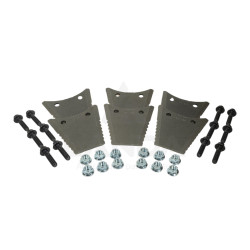 6 FIXED KNIVES KIT (WITH FASTENERS)