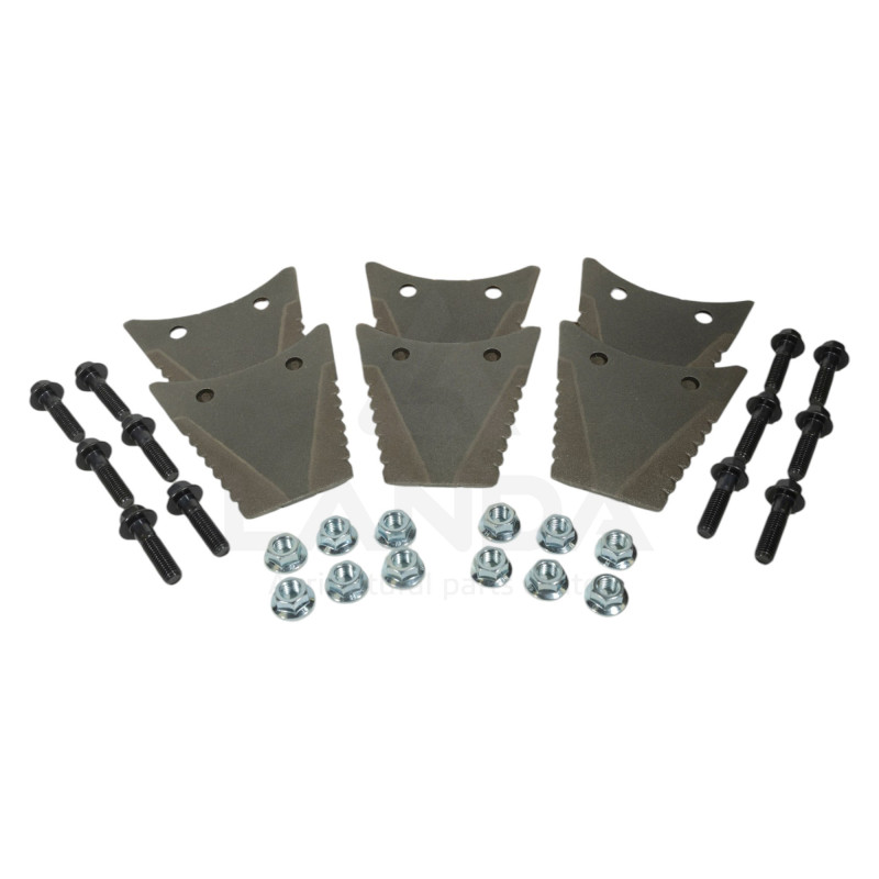 KIT 6 CUCHILLAS FIJOS