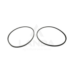 SET OF 2 SERRATED V-BELTS
