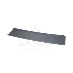 TOLE SUPÉRIEURE DE GOULOTTE (Profil en U - Lg1290mm - en acier - 7 trous de fixation)