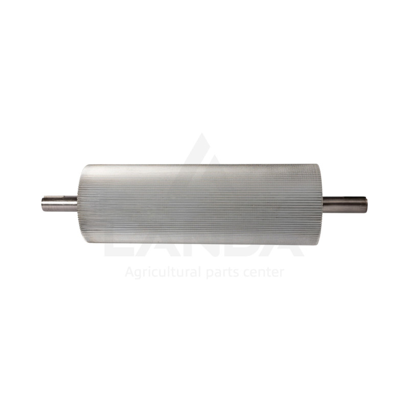 ROULEAU ÉCLATEUR 107 DENTS INCLINÉES (Chromé, Ø220mm)