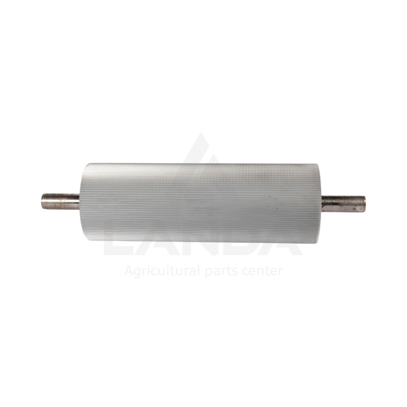 ROULEAU ÉCLATEUR 107 DENTS INCLINÉES (Chromé, Ø220mm)