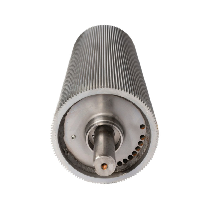 ROULEAU ÉCLATEUR 118 DENTS INCLINÉES (Chromé)