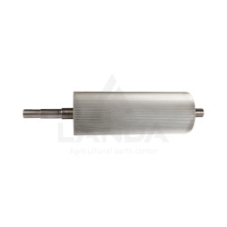ROULEAU ÉCLATEUR AVANT MCC CLASSIC 100 DENTS (Chromé, Ø250mm, monté avec arbre - sans palier)