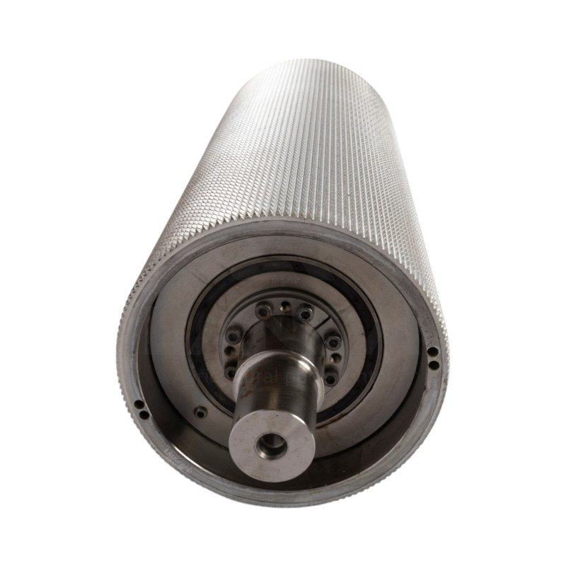 ROULEAU ÉCLATEUR ARRIÈRE X-CRACKER 145 DENTS (Chromé, Ø250mm, monté avec arbre - sans palier)