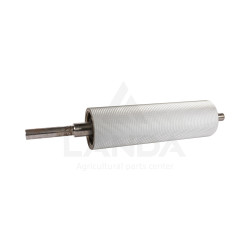 RODILLO CROMO MAIZ CRACKER TRASERO 120 PUAS, CON EJE
