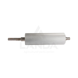 RODILLO CROMO MAIZ CRACKER TRASERO 120 PUAS, CON EJE