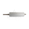 RODILLO CROMO MAIZ CRACKER TRASERO 120 PUAS, CON EJE