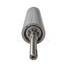 RODILLO CROMO MAIZ CRACKER TRASERO 120 PUAS, CON EJE