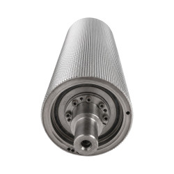 RODILLO CROMO MAIZ CRACKER TRASERO 120 PUAS, CON EJE