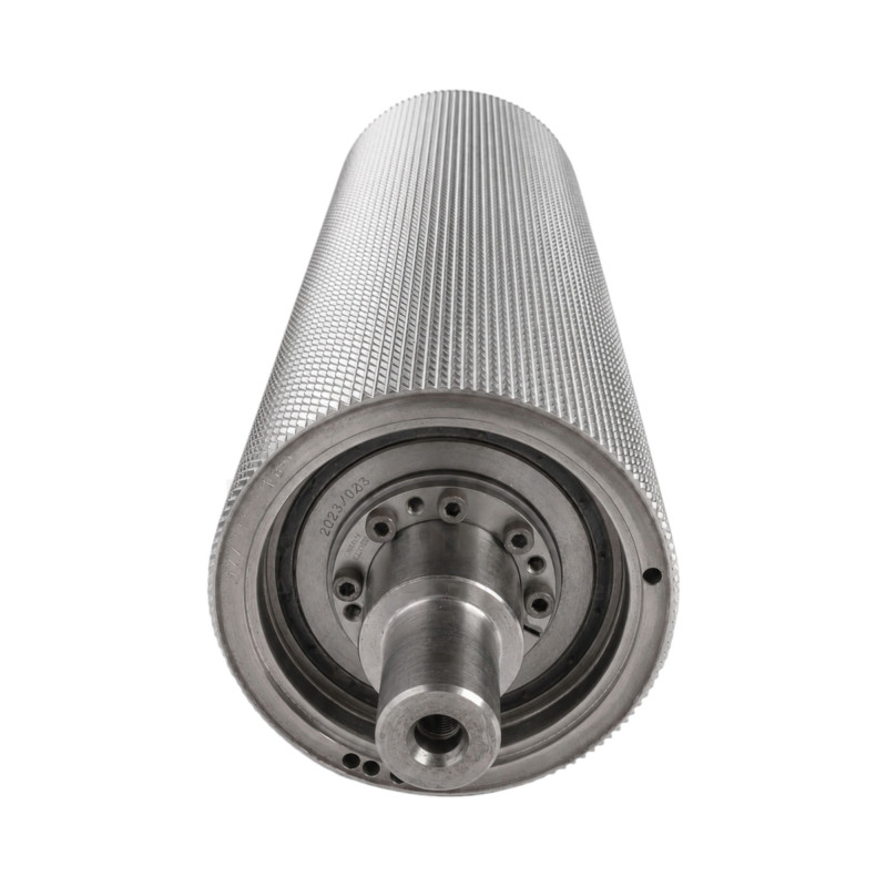 RODILLO CROMO MAIZ CRACKER TRASERO 120 PUAS, CON EJE