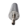 ROULEAU ÉCLATEUR AVANT MCC CLASSIC 100 DENTS (Chromé, Ø196mm, monté avec arbre - sans palier)