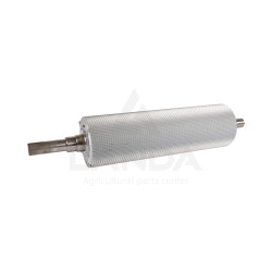 RODILLO CROMO DELANTERO MAIZ CRACKER 95 PUAS CON EJE