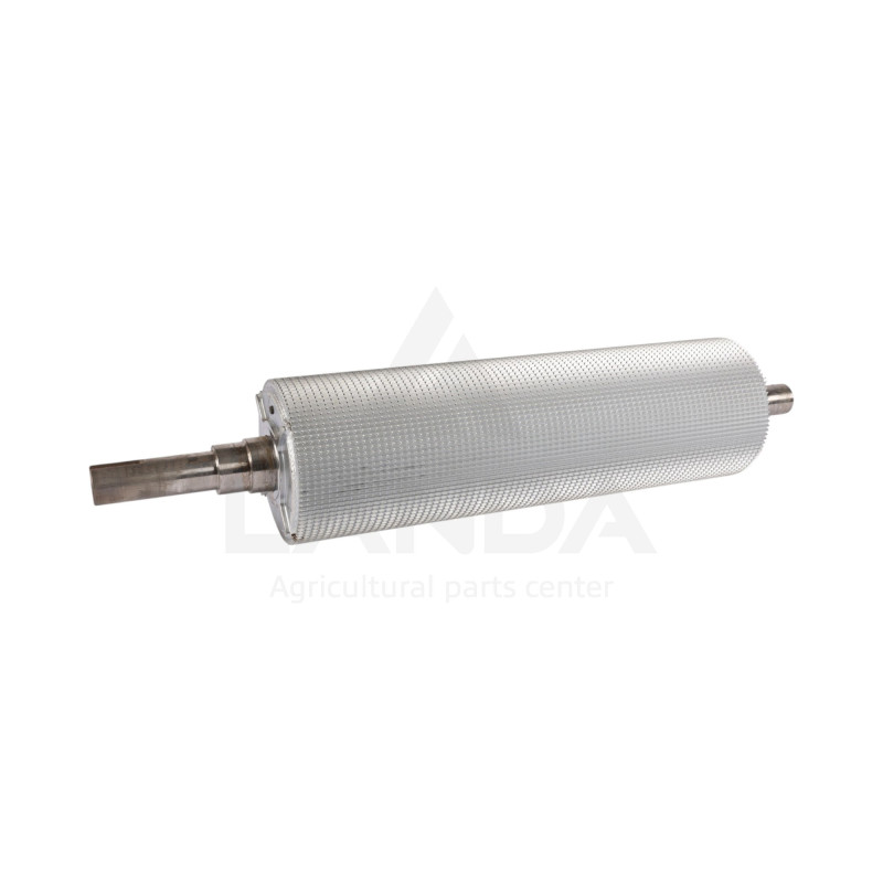 ROULEAU ÉCLATEUR AVANT X-CRACKER 95 DENTS (Chromé, Ø196mm, monté avec arbre - sans palier)