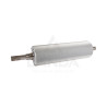 RODILLO CROMO DELANTERO MAIZ CRACKER 95 PUAS CON EJE
