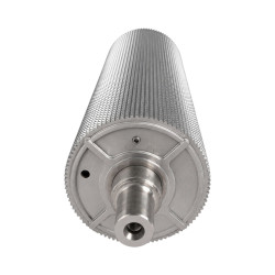 ROULEAU ÉCLATEUR AVANT X-CRACKER 95 DENTS (Chromé, Ø196mm, monté avec arbre - sans palier)