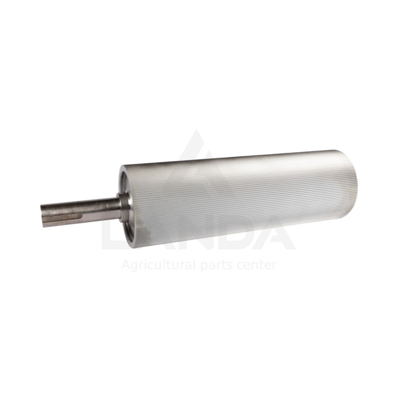 ROULEAU ÉCLATEUR DURACRACKER 130 DENTS (Chromé, Ø250mm, monté avec arbre)