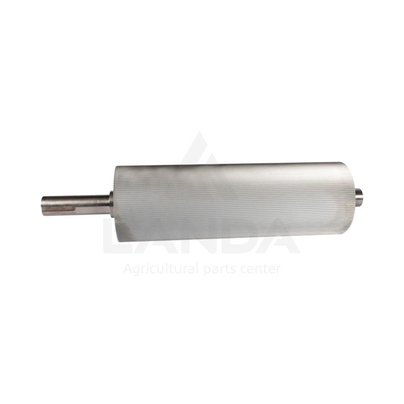 ROULEAU ÉCLATEUR DURACRACKER 130 DENTS (Chromé, Ø250mm, monté avec arbre)