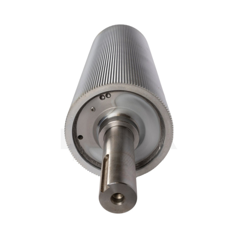 COMPLETE CORN CRACKER ROLLER 130 TOOTH (CHROME PLATED)
