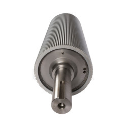 COMPLETE CORN CRACKER ROLLER 100 TOOTH (CHROME PLATED)