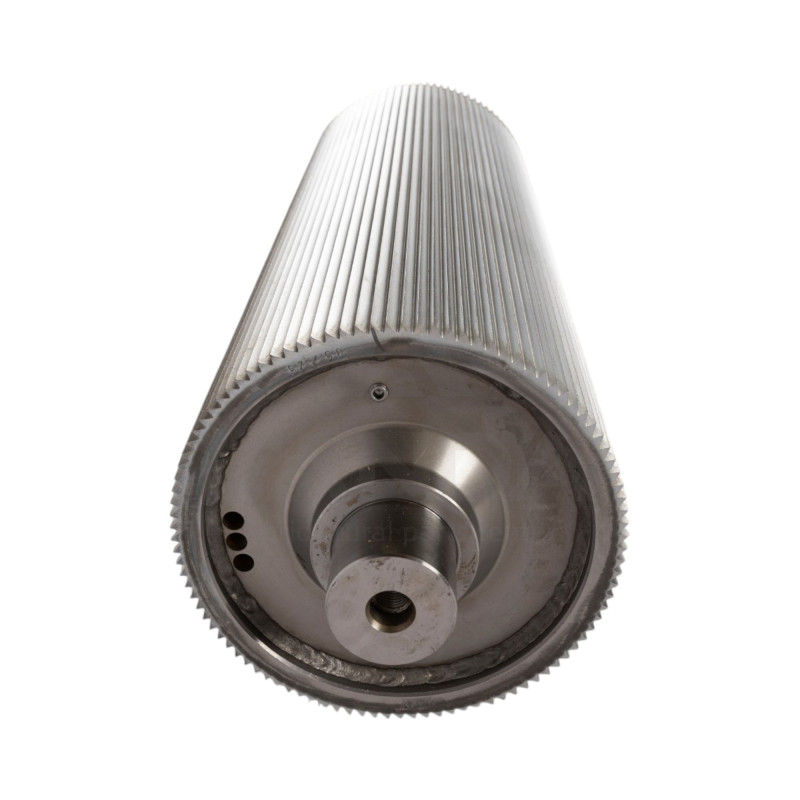 COMPLETE CORN CRACKER ROLLER 100 TOOTH (CHROME PLATED)