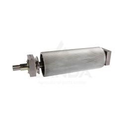 RODILLO CROMO MAIZ CRACKER DELANTERO COMPLETO ESTRIADO "SCHREDLAGE" 100 PUAS, 250 MM