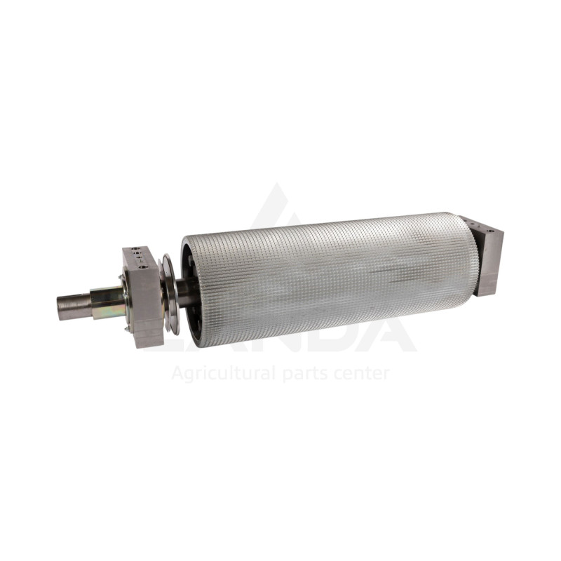 ROULEAU ÉCLATEUR AVANT COMPLET X-CRACKER 110 DENTS (Chromé, Ø250mm)