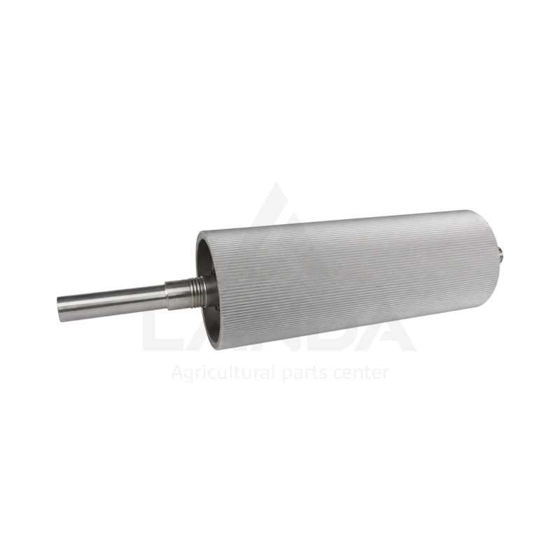 REAR CORN CRACKER ROLLER 125 TOOTH (CHROME PLATED)