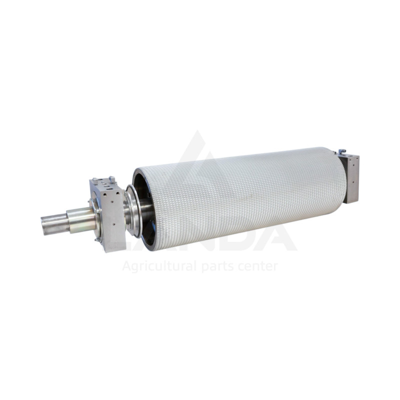 COMPLETE REAR CORN CRACKER ROLLER SHREDLAGE 145 TEETH Ø 250 DOUBLE LUBRICATION
