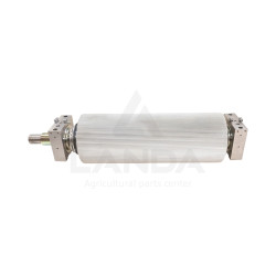 COMPLETE REAR CORN CRACKER ROLLER 125 TEETH Ø 250 DOUBLE LUBRICATION