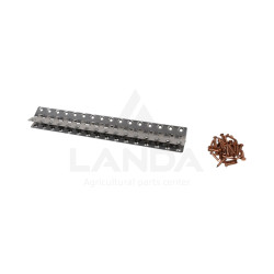 AGRAFE INOX COMPLETE DE 320MM A RIVET