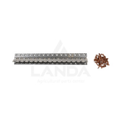AGRAFE INOX COMPLETE DE 320MM A RIVET