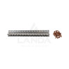 AGRAFE INOX COMPLETE DE 320MM A RIVET
