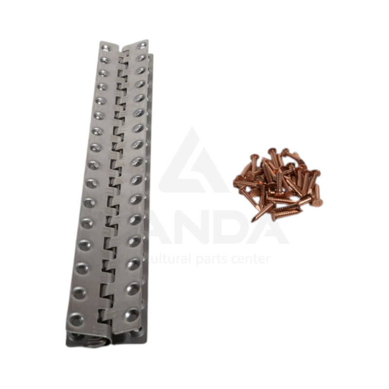 AGRAFE INOX COMPLETE DE 320MM A RIVET