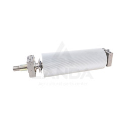ROULEAU ÉCLATEUR AVANT COMPLET DOUBLE GRAISSAGE 125 DENTS (Chromé, Ø250mm)