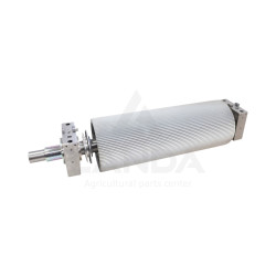 ROULEAU ÉCLATEUR AVANT COMPLET DOUBLE GRAISSAGE 100 DENTS (Chromé, Ø250mm)