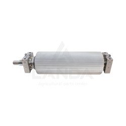 ROULEAU ÉCLATEUR AVANT COMPLET DOUBLE GRAISSAGE 100 DENTS (Chromé, Ø250mm)