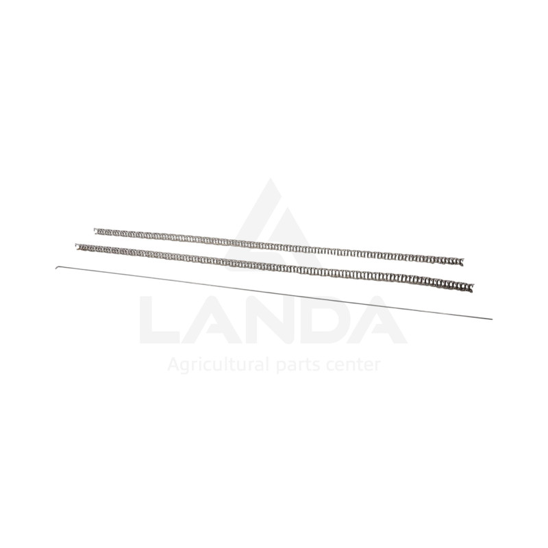 AGRAFE INOX COMPLETE DE 1M A DENTS