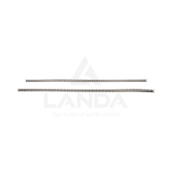 AGRAFE INOX COMPLETE DE 1M A DENTS